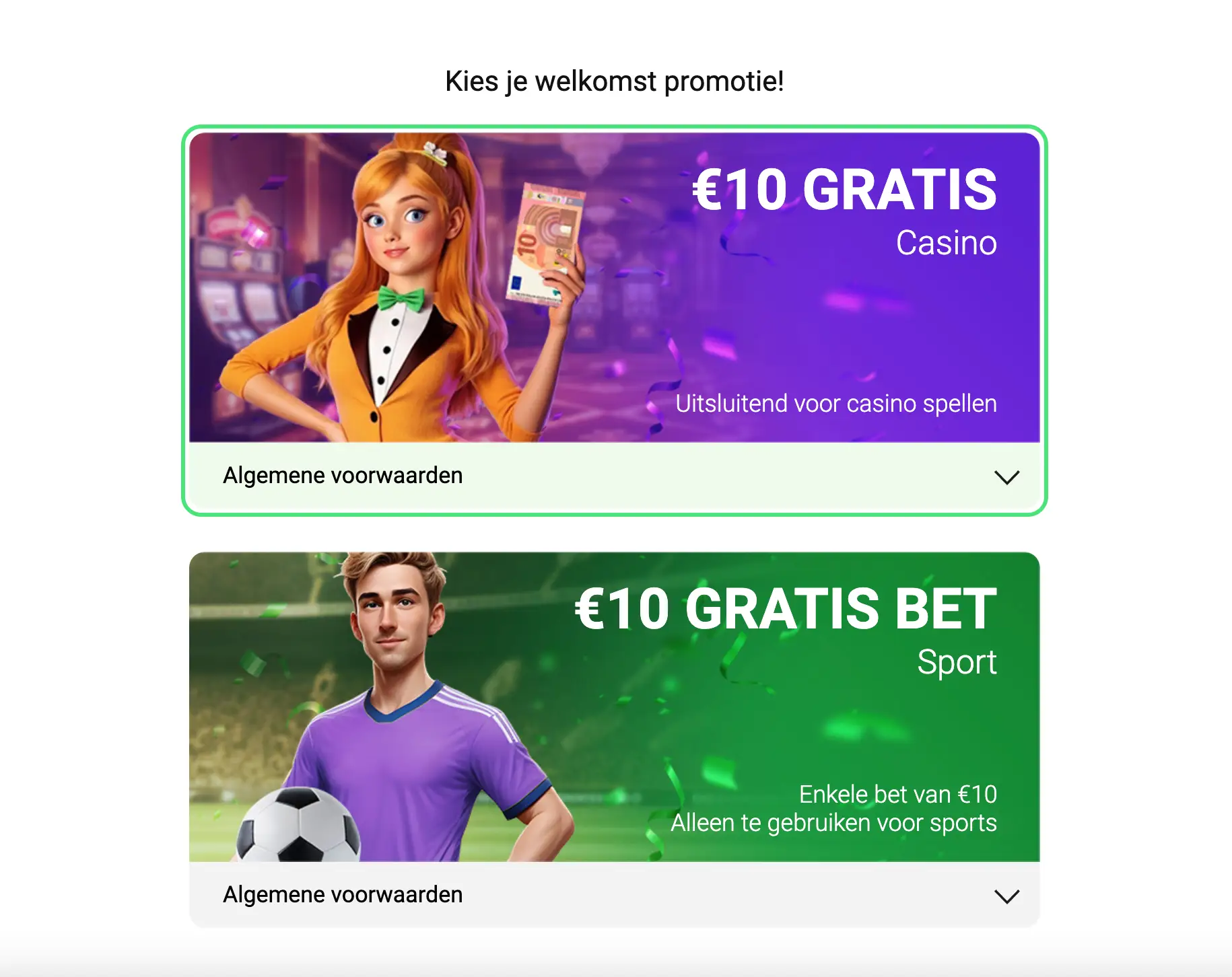 OneCasino Registratiebonus