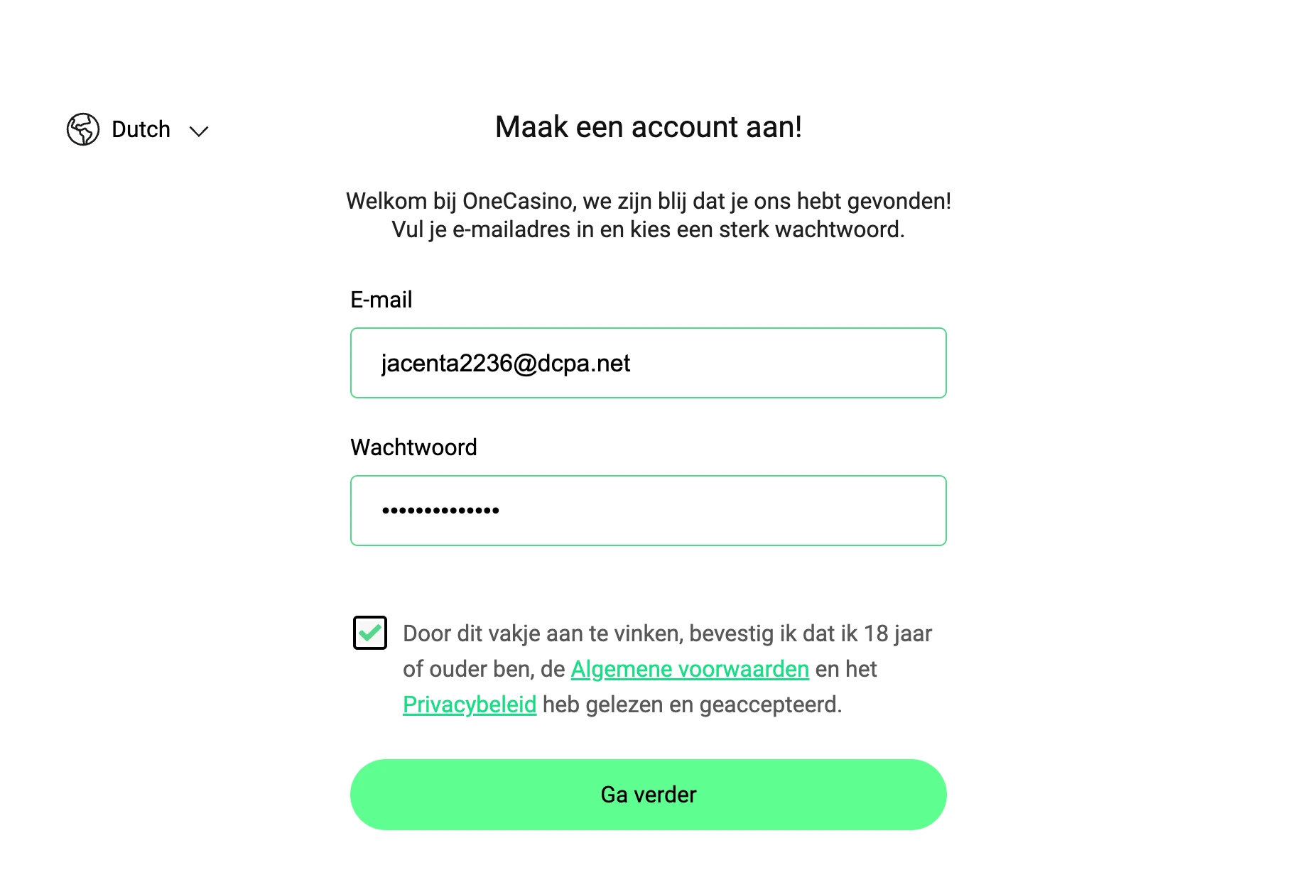 onecasino bonus